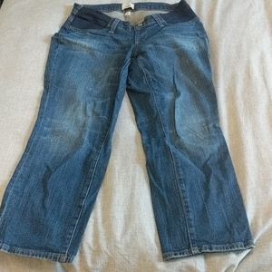 JCrew maternity jeans medium blue